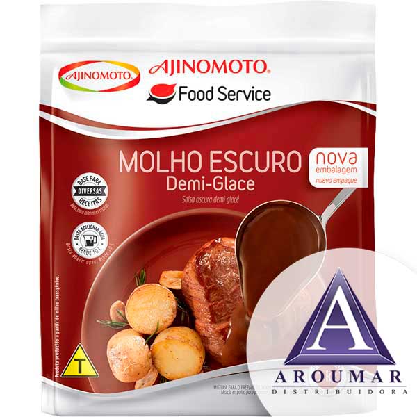 MOLHO ESCURO DEMIGLACE AJIN.1KG Aroumar